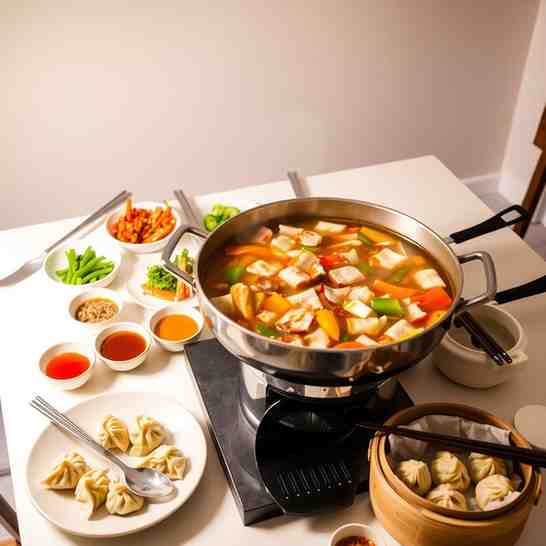 Chinese Hot Pot at Home - Restaurant-Style Broth & Easy Setup
